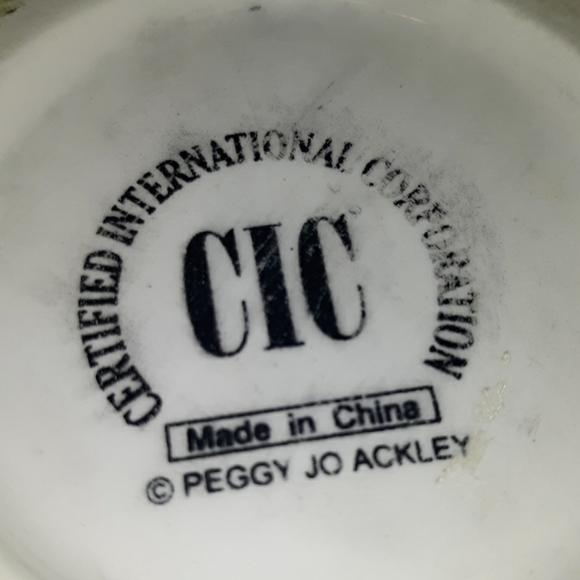 Teddy bear girl tea for one stacking teapot&cup - Picture 3 of 6